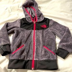 North Face fleece zip up jacket
